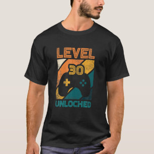 Camiseta Joystick de Festa de aniversário com 30 anos