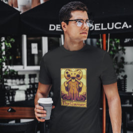 Camiseta Joystick Gamer de Placa de Tarot Pixel