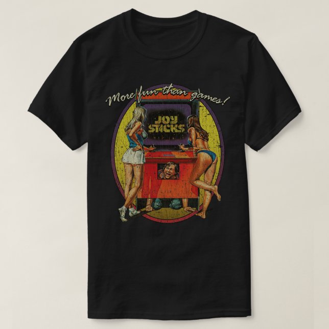 Camiseta Joysticks 1983 (Frente do Design)