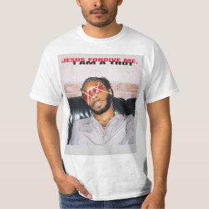 Camiseta Jpegmafia Jesus Perdoe-Me, Eu Sou Um Thor