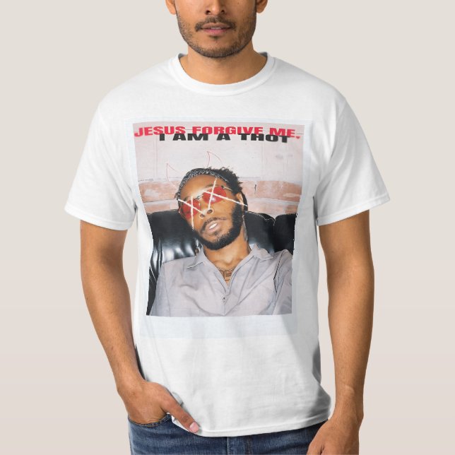 Camiseta Jpegmafia Jesus Perdoe-Me, Eu Sou Um Thor (Frente)