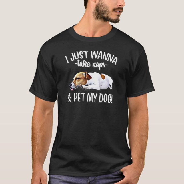 Camiseta JRT Dog Lover Nap Jack Russell (Frente)