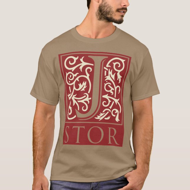 Camiseta jstor engraçado (Frente)