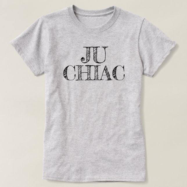 Camiseta Ju Chiac I am Chiac Acade (Frente do Design)