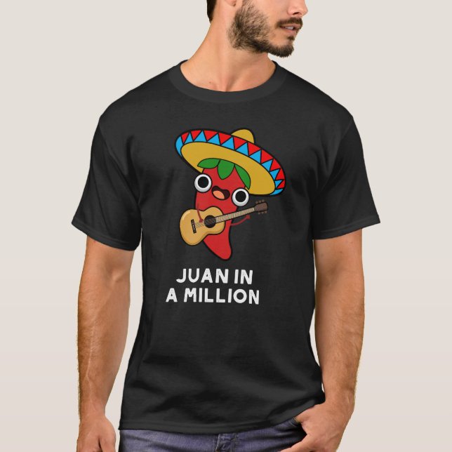 Camiseta Juan Em Um Milhão De Engraçados Chili Mexicanos Pu (Frente)