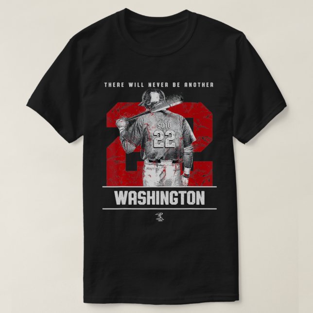Camiseta Juan Soto  There Will Never Be Another  Apparel  (Frente do Design)