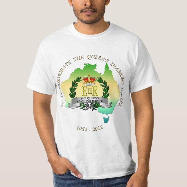 Camiseta Jubileu de diamante Austrália (Frente)