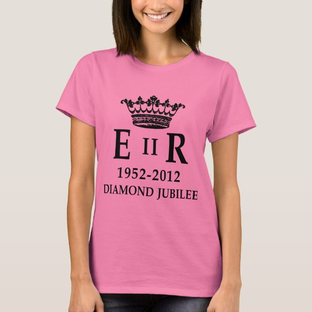 Camiseta Jubileu de diamante do ER II (Frente)