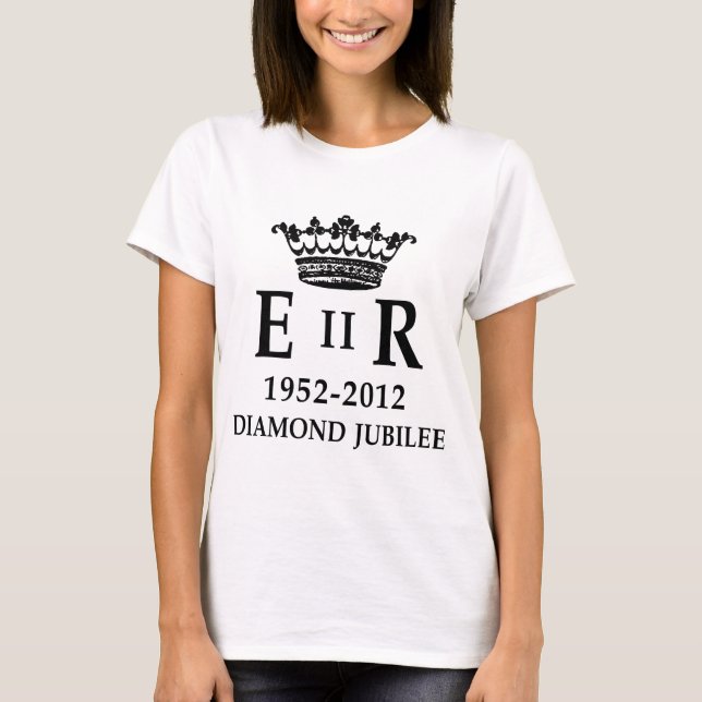 Camiseta Jubileu de diamante do ER II (Frente)