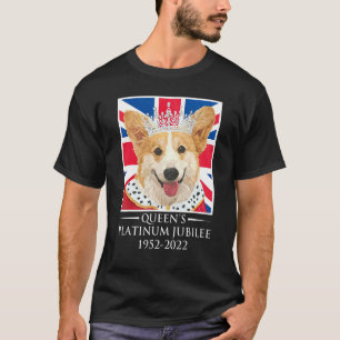 Camiseta Jubileu de Platina da Rainha 2022 Monarca Britânic