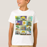 Camiseta Judaica 12 Tribos de Arte de Israel<br><div class="desc">Você está vendo a coleção de Design Lee Hiller. Roupa,  Gifts & Coleções Lee Hiller Fotografia ou Coleção de Arte Digital. Você pode ver a fotografia da Nature em http://HikeOurPlanet.com/ e seguir seu blog de caminhada no Hot Primavera National Park.</div>