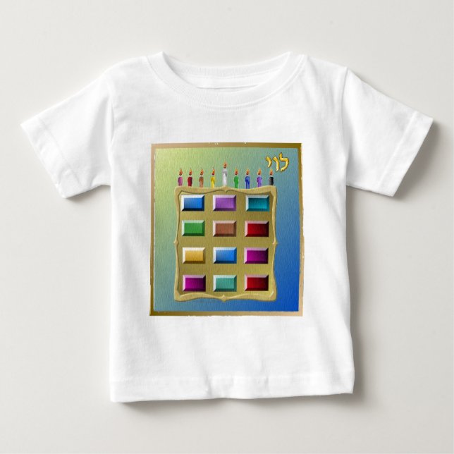 Camiseta Judaica 12 Tribos Israel Levi (Frente)