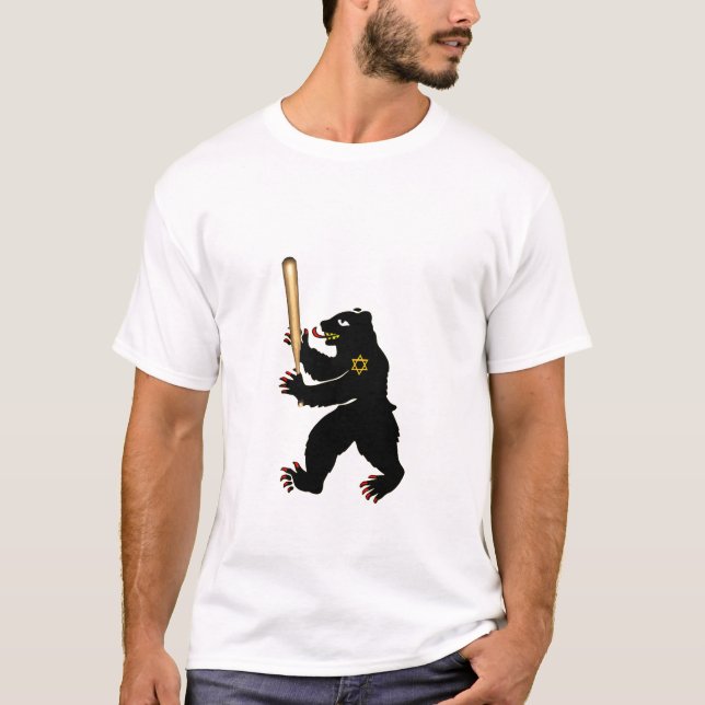 Camiseta Judeu Alemanha do urso (Frente)
