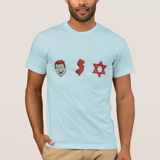 Camiseta Judeu do jérsei do gengibre (Frente)