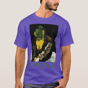 Camiseta Judeu em Verde 1914 por Marc Chagall