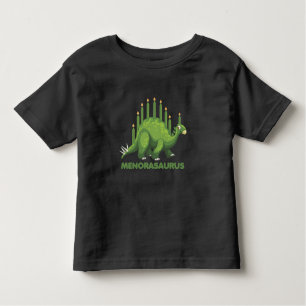 Camiseta Judeu Hanukkah Dinossauro Menorah Judeu Dino Fãs