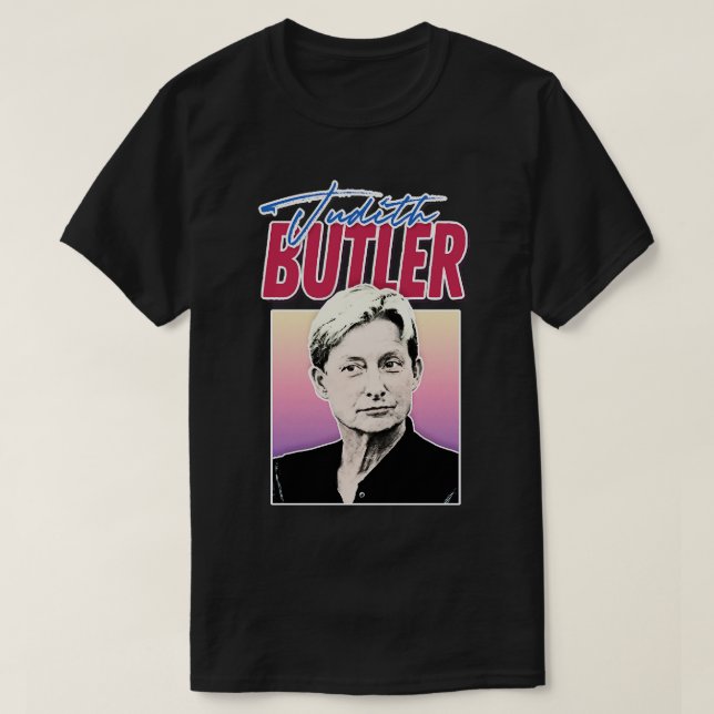 Camiseta Judith Butler: Ícone Feminista Fan Art Design (Frente do Design)