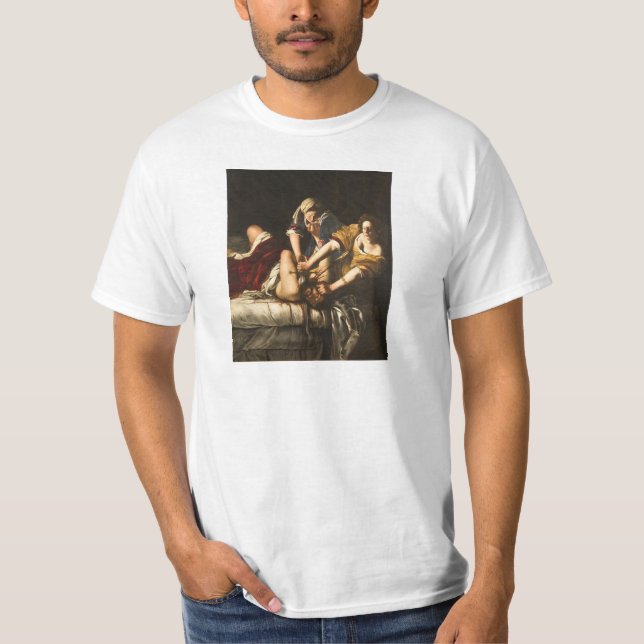 Camiseta Judith Slaying Holofernes - Artemisia Gentileschi (Frente)