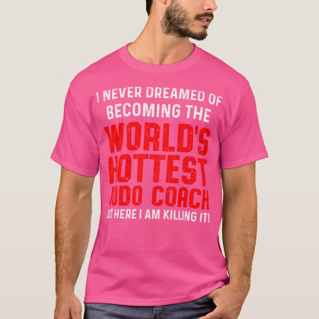 Camiseta Judo Coach Dreamed Player Team Instrutor (Frente)