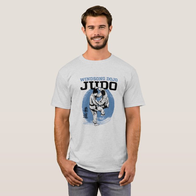 Camiseta Judo do Dojo de Windsong (Frente Completa)