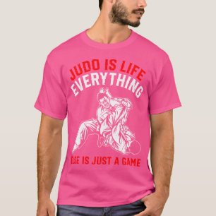 Camiseta Judo É A Vida Tudo O Resto É Apenas Um Jogo Judo F