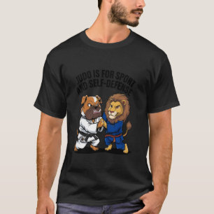 Camiseta Judo é Para Esporte E Autodefesa Crianças