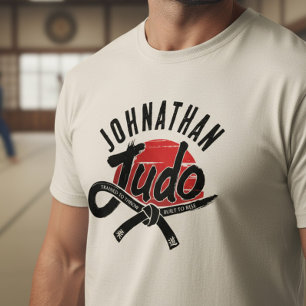 Camiseta Judô - Faixa Preta - Sol Nascente