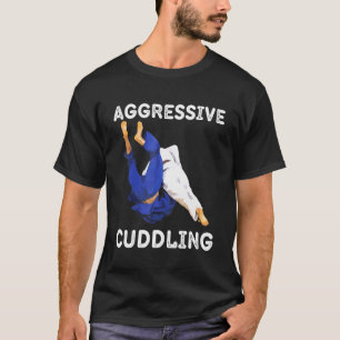 Camiseta Judo Jiu Jitsu Bjj Agressivo Cudling Mma