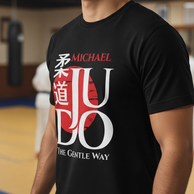 Camiseta Judo -Kanji, Rising Sun (Criador carregado)