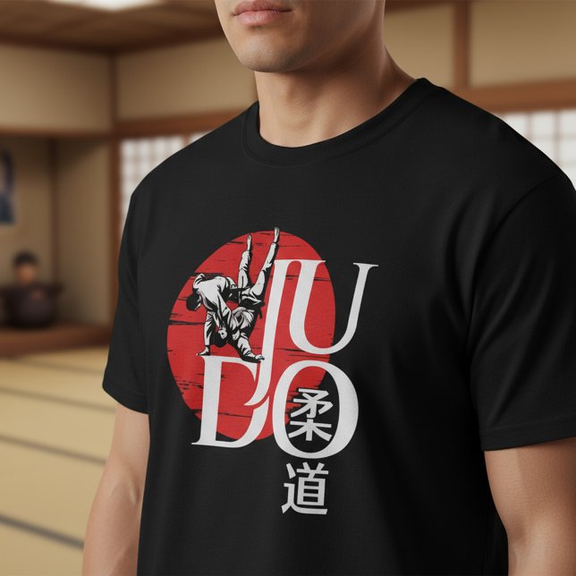 Camiseta Judo -Kanji, Sol Nascente (Criador carregado)