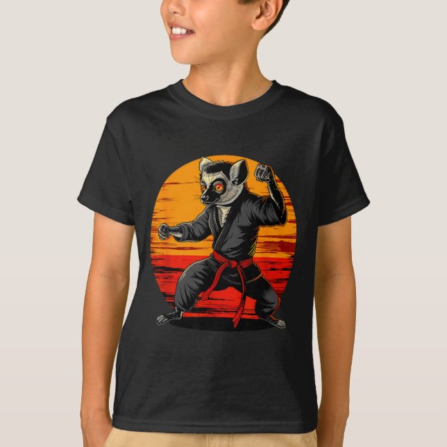 Camiseta Judo Lêmure Nature Kickboxing Taekwondo Artes Marc (Frente)
