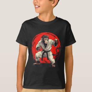Camiseta Judô Macaco Jiu-Jitsu Taekwondo Kung Fu Judô