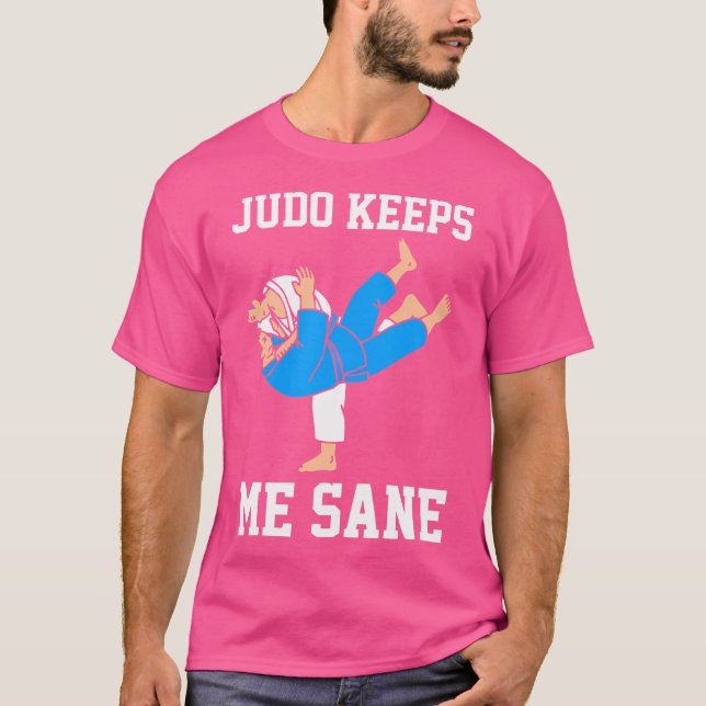 Camiseta Judo Me Mantém Sane I Judo (Frente)
