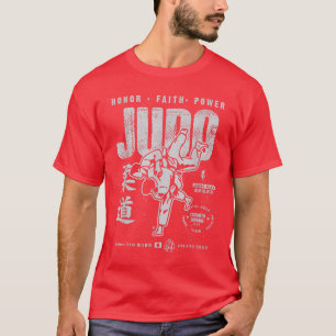Camiseta Judo MMA Martial Arts Strength Courage Honor Faith