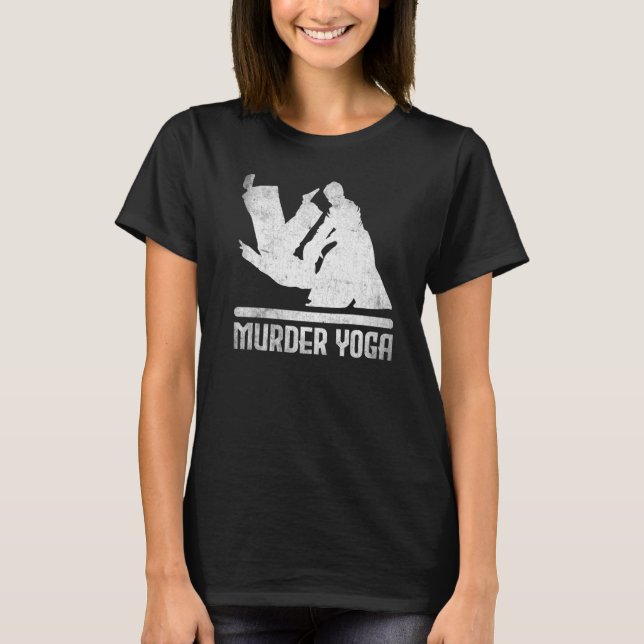 Camiseta Judoka Judo Murder Yoga (Frente)