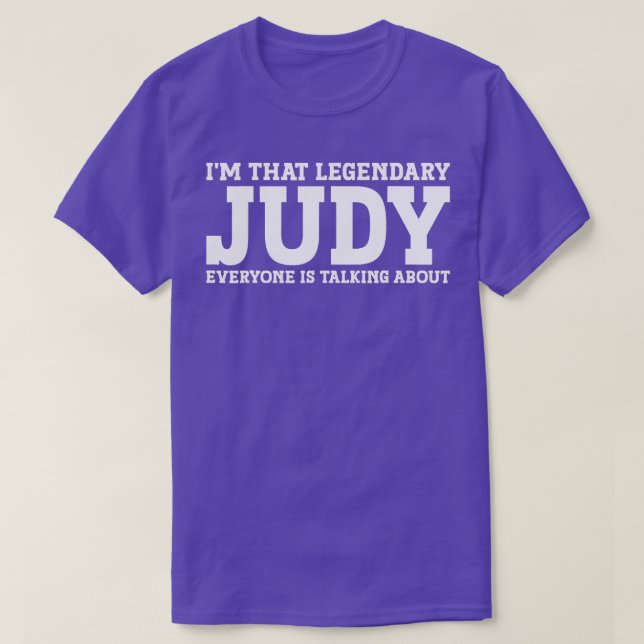 Camiseta Judy Personal Name Women Girl Enny Judy (Frente do Design)