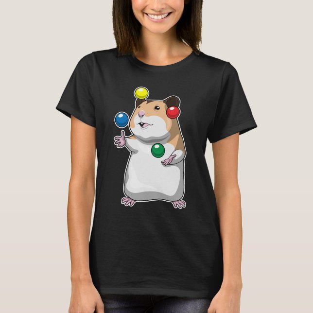 Camiseta Juggle Hamster (Frente)