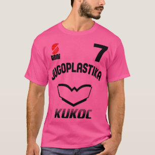 Camiseta Jugoplastika Jugoslávia Croácia Retro Toni Kukoc B