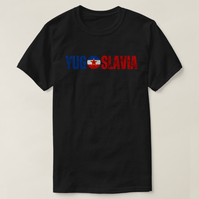 Camiseta Jugoslávia (Frente do Design)