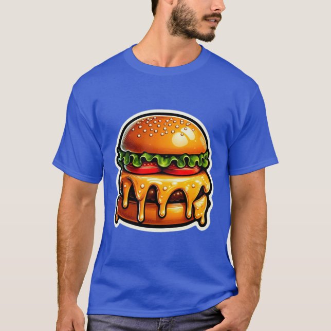 CAMISETA JUICY CHEESEBURGER 10 (Frente)