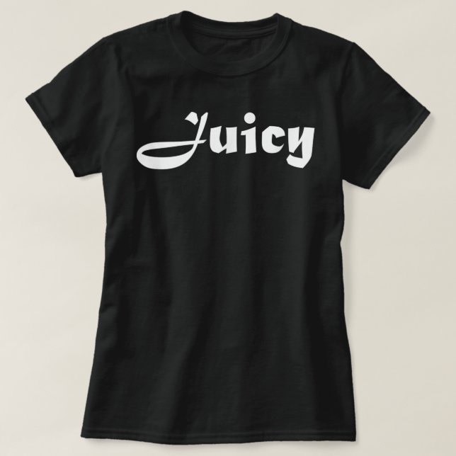 Camiseta Juicy Curvy Thic Plump BBW Brat Bratty Women (Frente do Design)