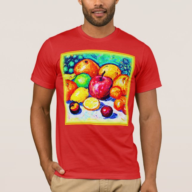 Camiseta Juicy Delights Frutas. Comprar Agora (Frente)