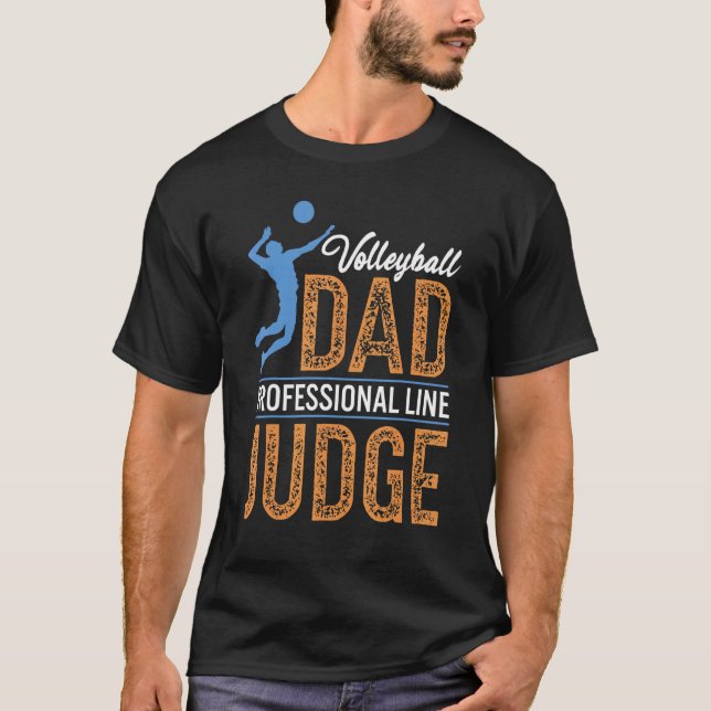Camiseta Juiz da Linha Profissional de Pai de Voleibol (Frente)