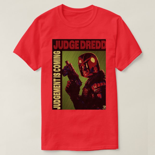 Camiseta Juiz Dredd (Frente do Design)