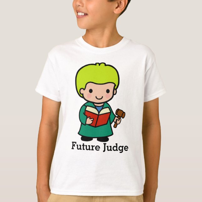 Camiseta Juiz Futuro com Livro e Gavel (Frente)