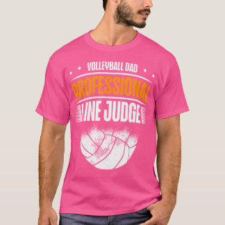 Camiseta Juíza da Linha Profissional de Pai de Voleibol Fun