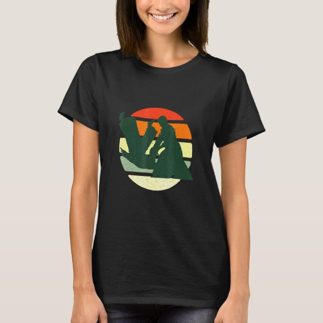 Camiseta Jujutsu Retro Sunset Vintage (Frente)