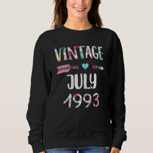 Camiseta Jul Garota 1993 29 Aniversário 29 Anos Vintage Des