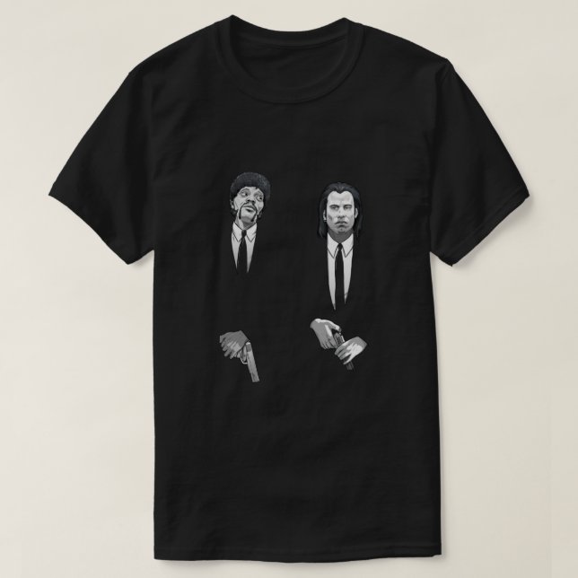 Camiseta Jules Pulp Fiction (Obama Effect) Essencial (Frente do Design)