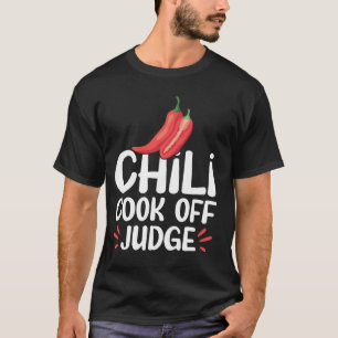 Camiseta Julgamento de Competição de Chili Pimentões Vermel